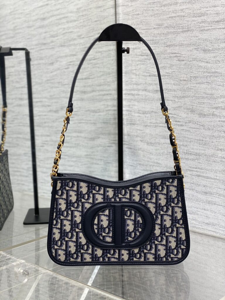 Dior-Signature Hobo-Classic Navy Blue