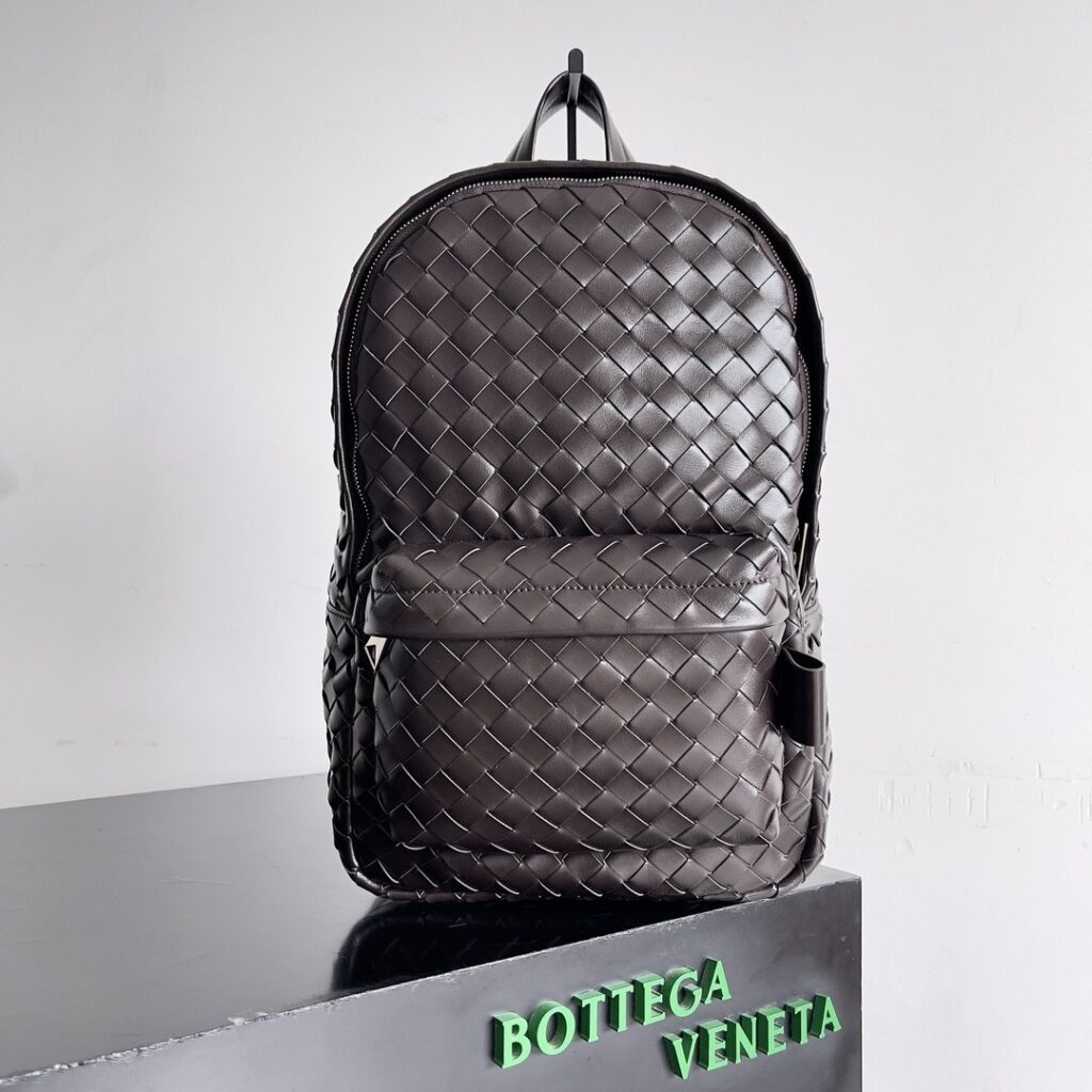 Bottega Veneta-Backpack-Dark Brown