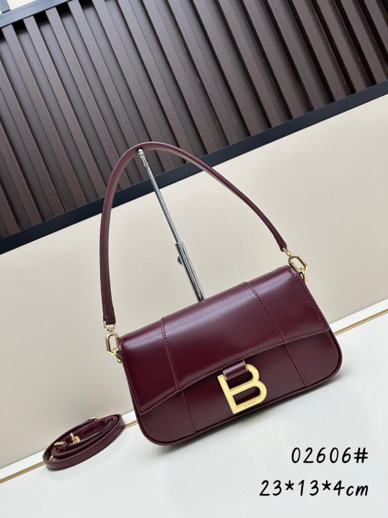 Balenciaga-Shoulder bag with long strap-Lambskin