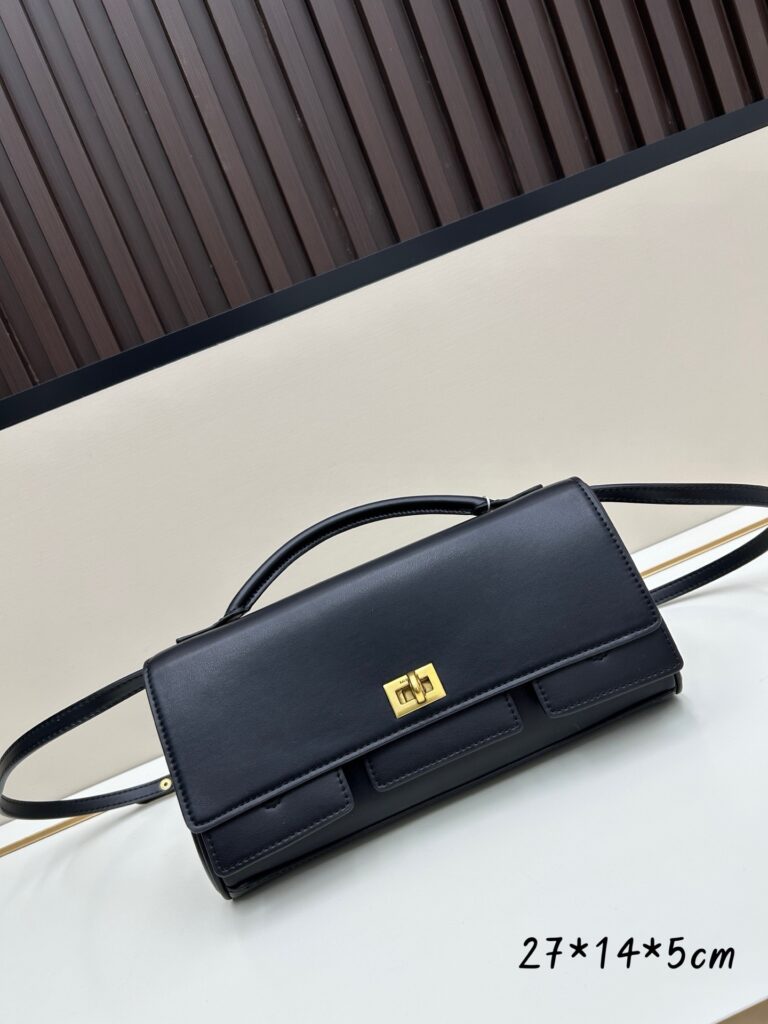 Balenciaga-Handbag with strap-Lambskin