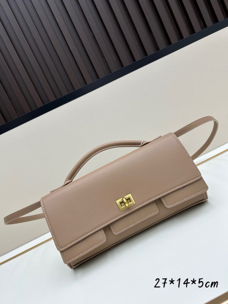 Balenciaga-Handbag with strap-Lambskin