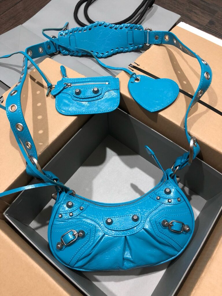 Balenciaga- Le Cagole-Shoulder Bag-Crocodile