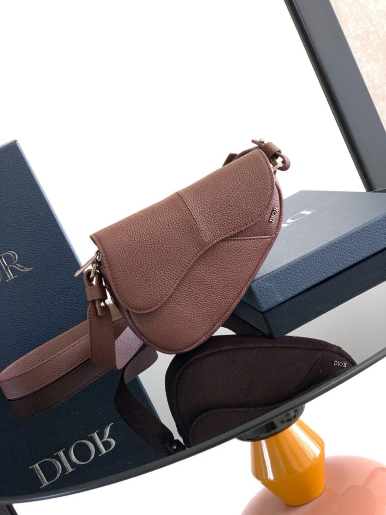 Dior Icos-Saddle Bag-Men's-Wine Red