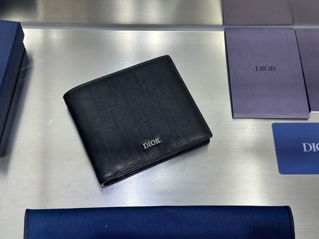 Dior Icon-Wallet-Cardholder-Men's-Black