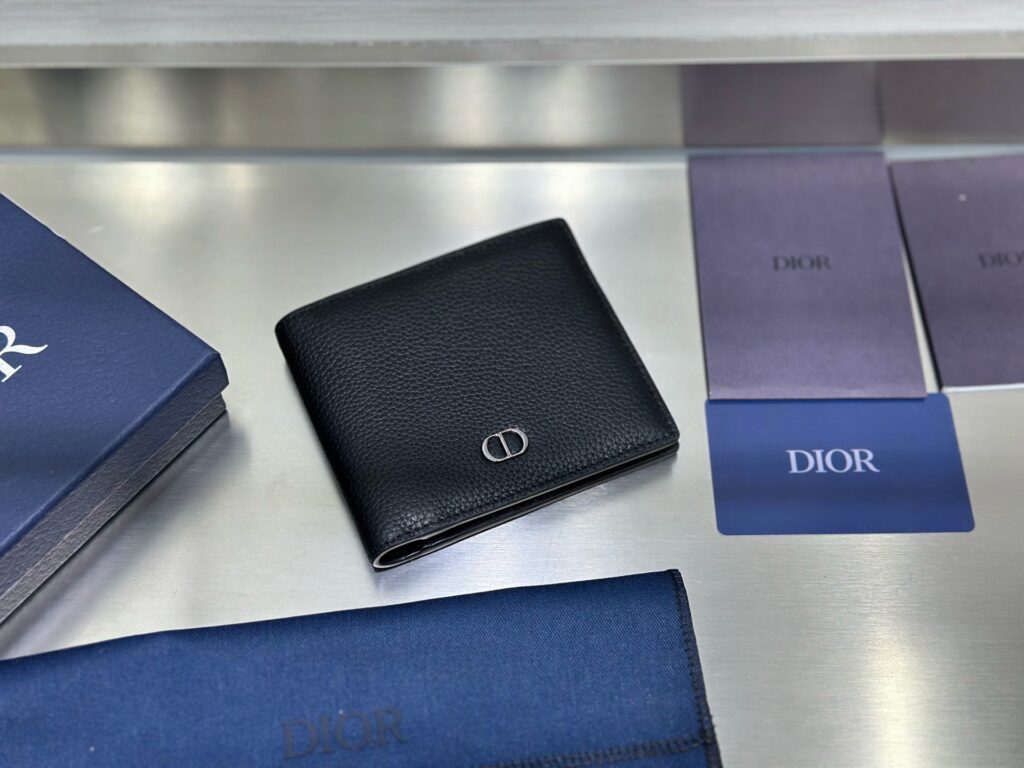 Dior Icon-Wallet-Cardholder-Men's-Black