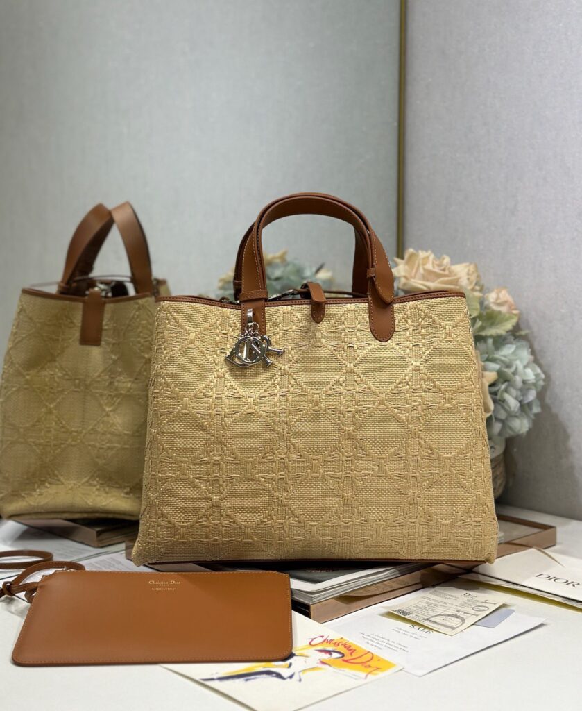 Dior-Toujours-Large-Straw Bag