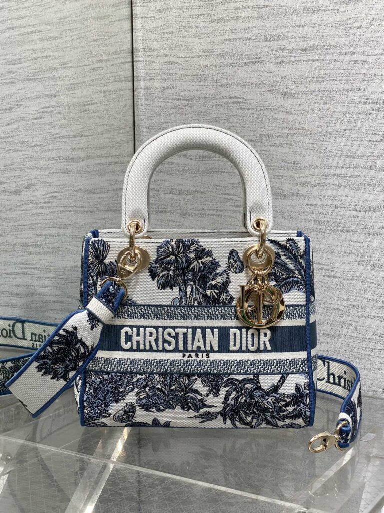 Dior- Lady Dior -Embroidery-Blue