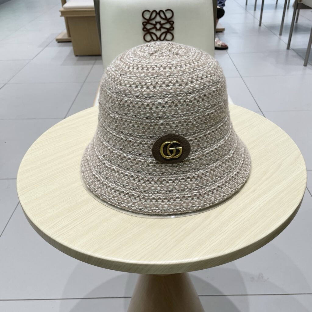 Gucci Bucket Hat-Spring and Summer Sun Protection-Fisherman Hat
