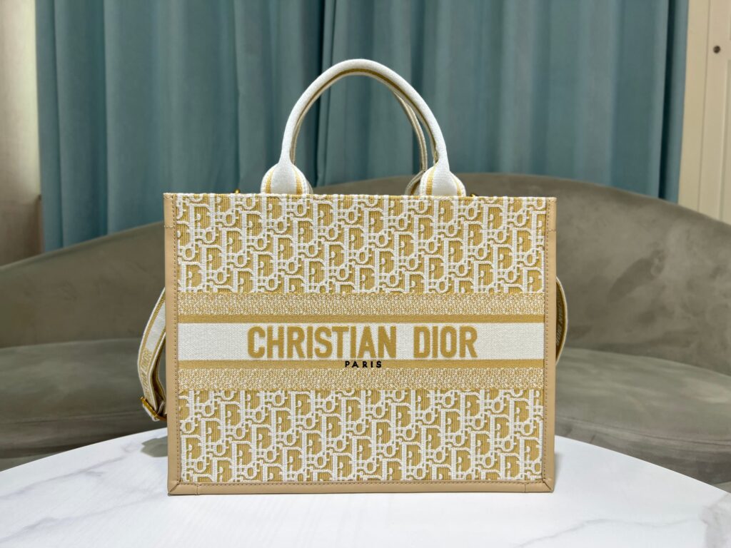 Dior- Book Tote- Yellow