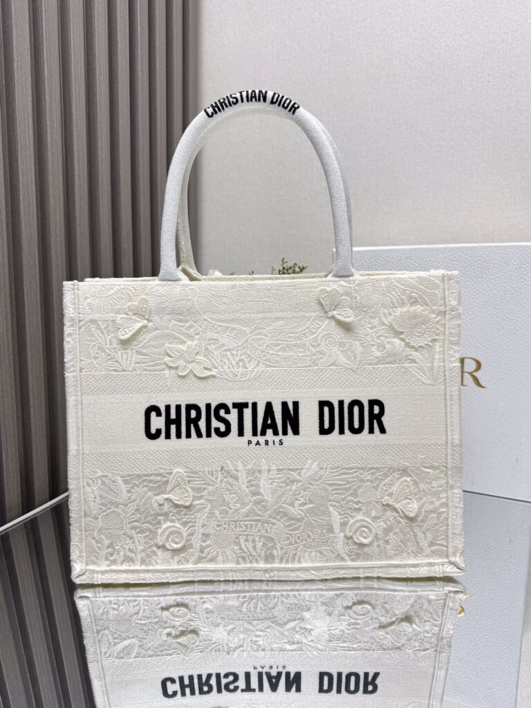 Dior-Book Tote- White