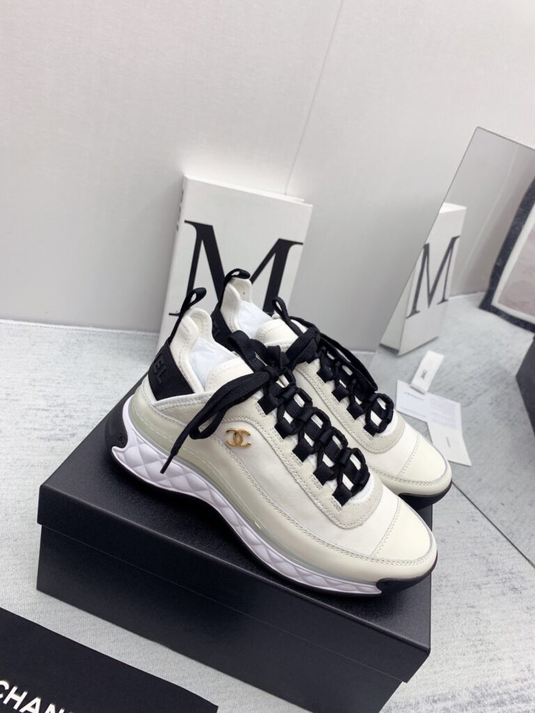 Chanel Sneakers Beige&Black