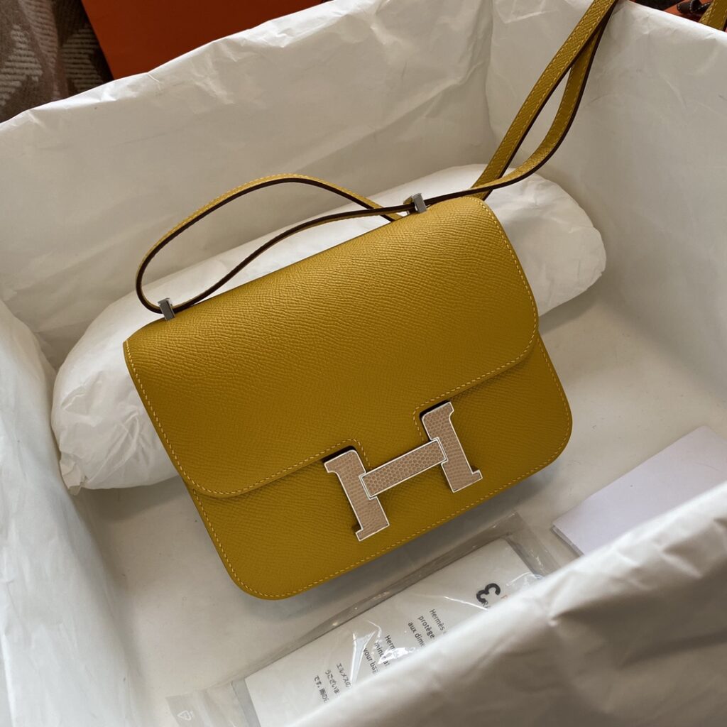 Hermès-constance epsom-Yellow
