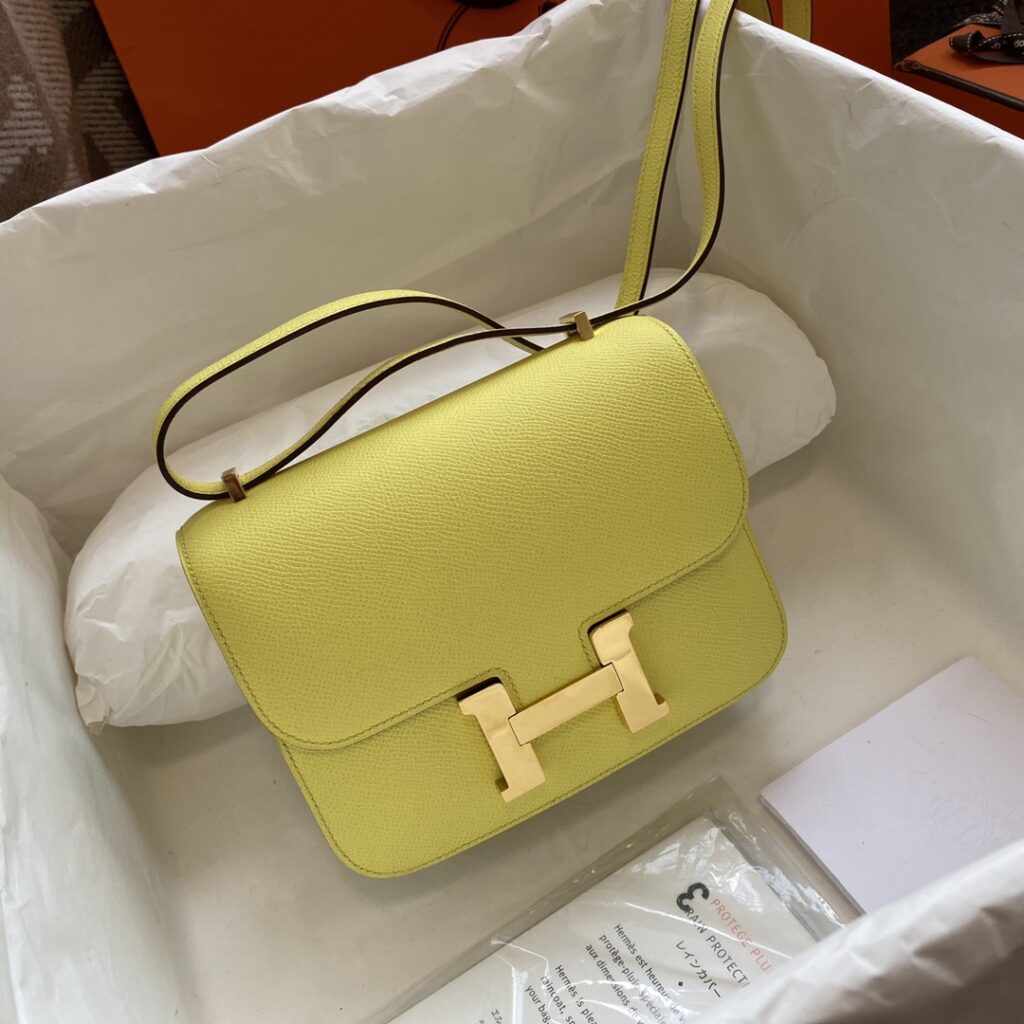 Hermès-constance epsom-Yellow