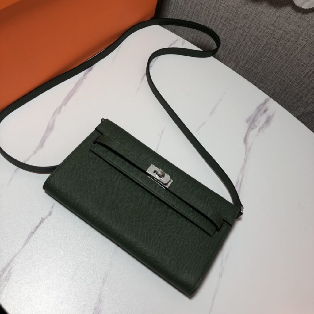 Hermès-Kelly woc-Dark Green