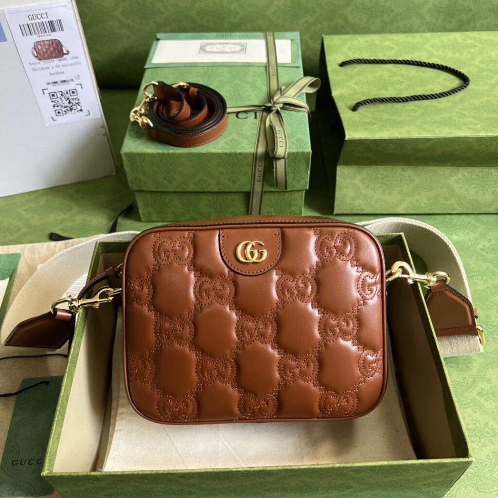 Gucci-Matelassé-Brown-702234