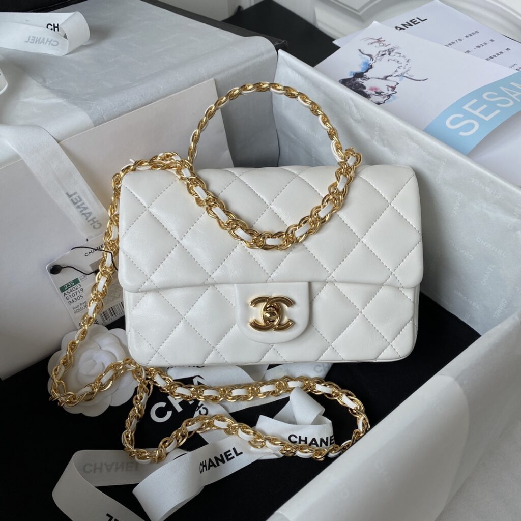 Chanel-23S-AS4023-White-Gold buckle