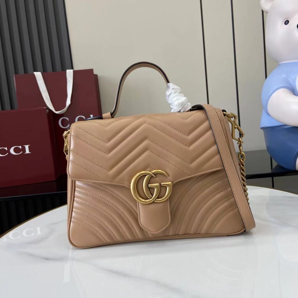 Gucci-Marmont-Medium Size-Rose Beige-498110