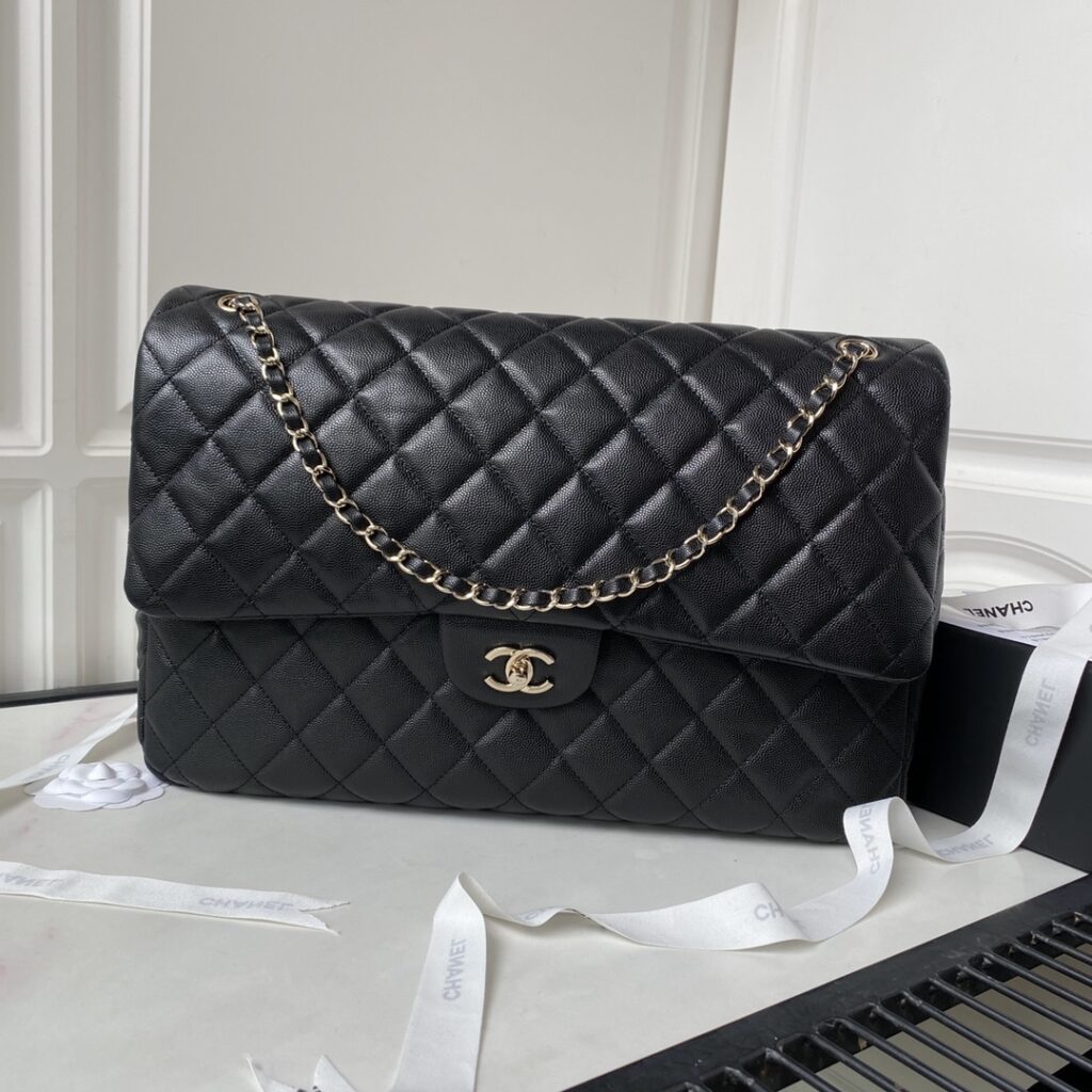 Chanel-24C-AS4661-Black-Gold buckle
