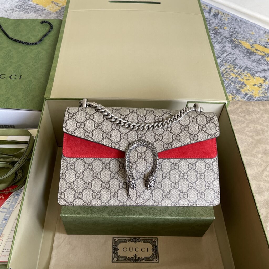 Gucci-Dionysus-Medium Size-Red flap-400249