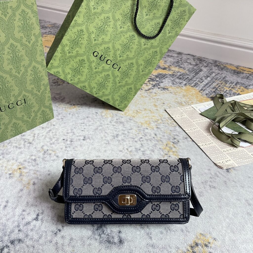 Gucci-Luce-Blue vintage-Small Size-790038