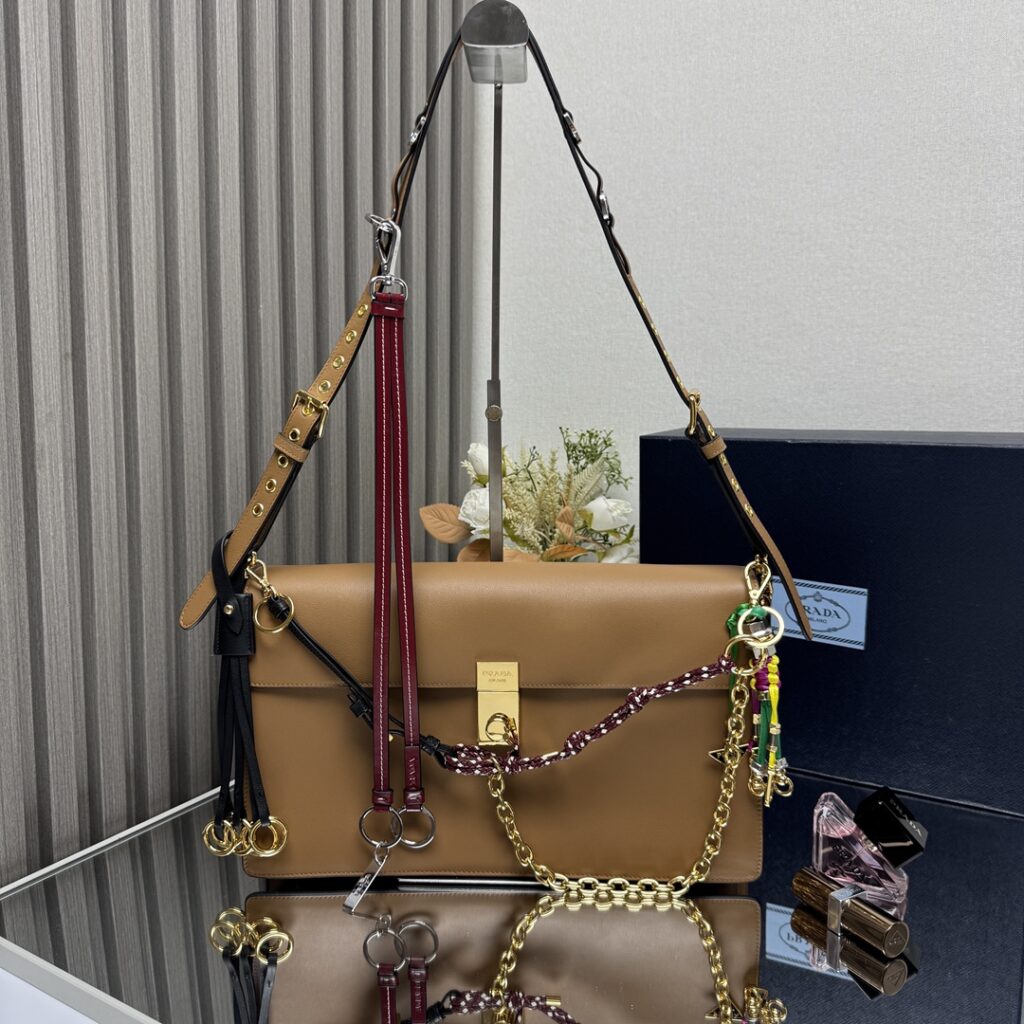 Prada-Soft Sound Large-Brown-1BD378