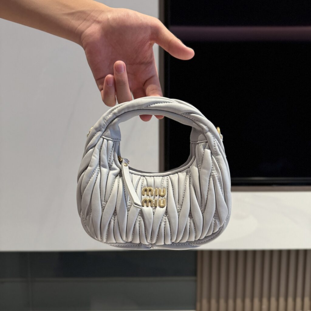 Miumiu-wander mini-5BP078-Grey