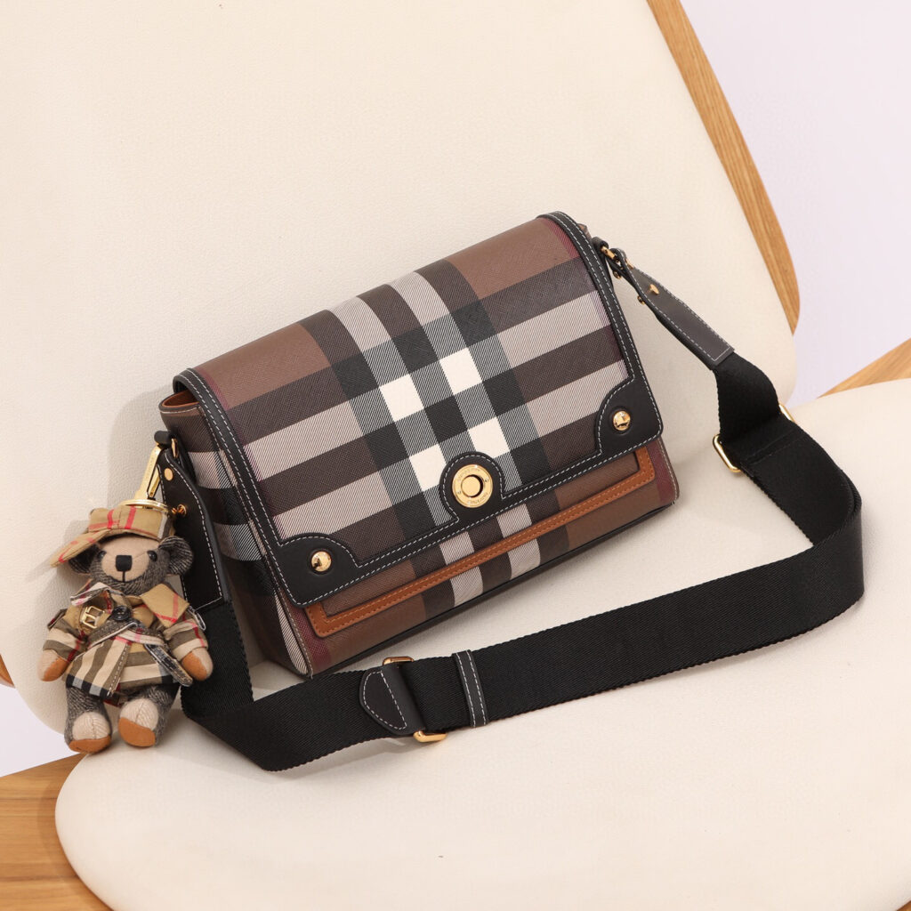 Burberry-Note-Dark brown plaid-9601