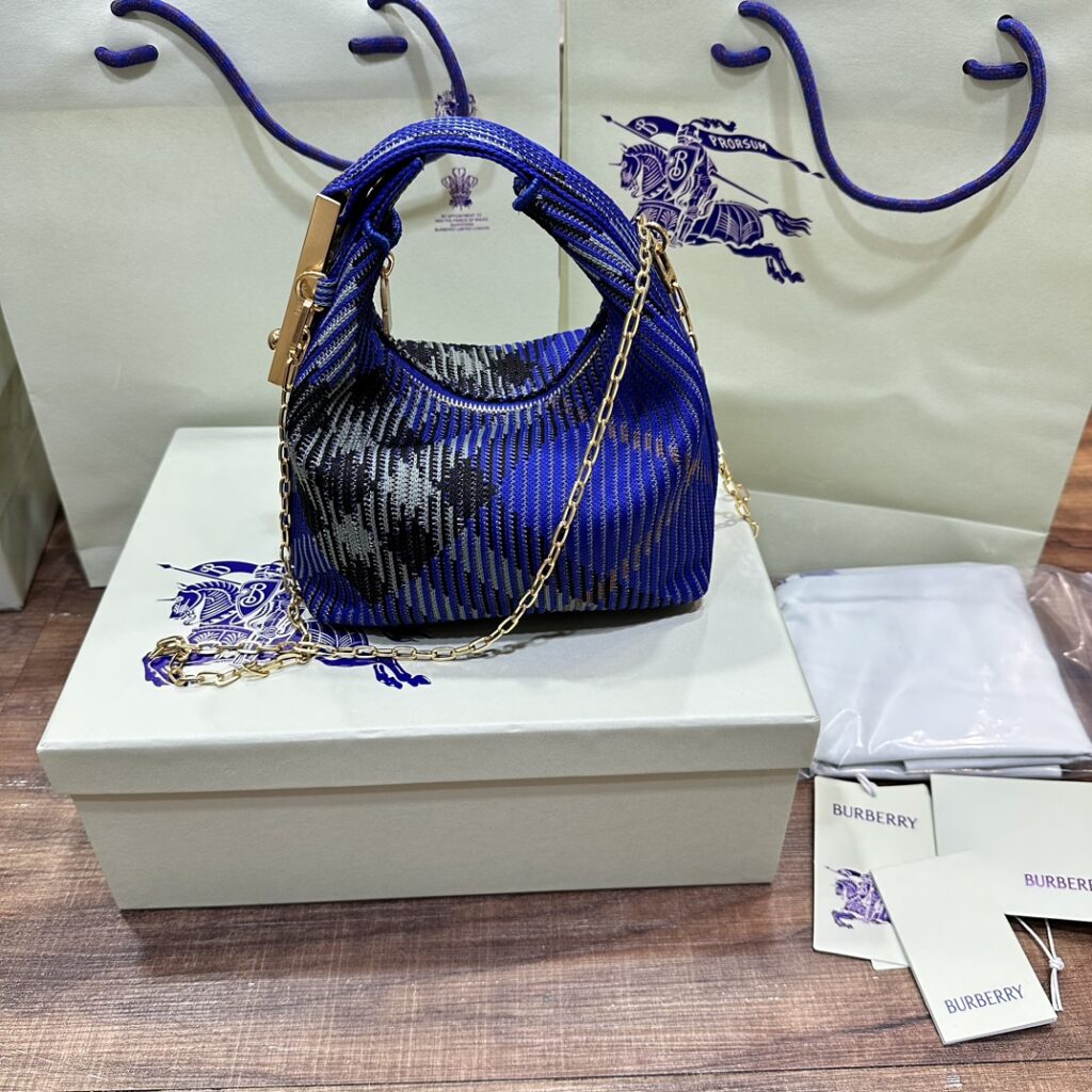 Burberry-Peg-Mini Size-Dark Blue