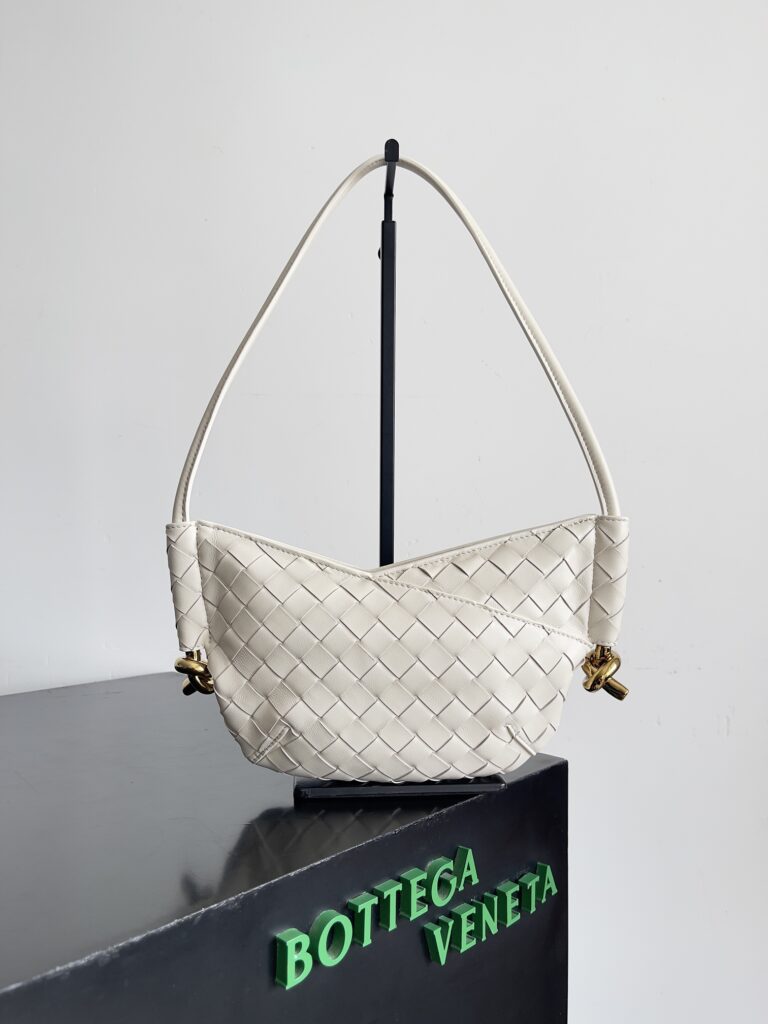 Bottega Veneta-Mini Solstce-White