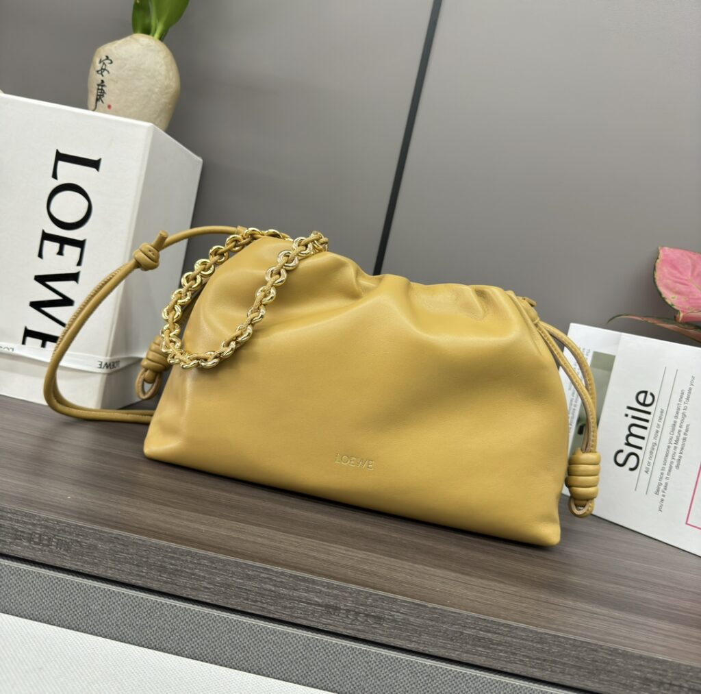 LOEWE-Flamenco Purse-Yellow
