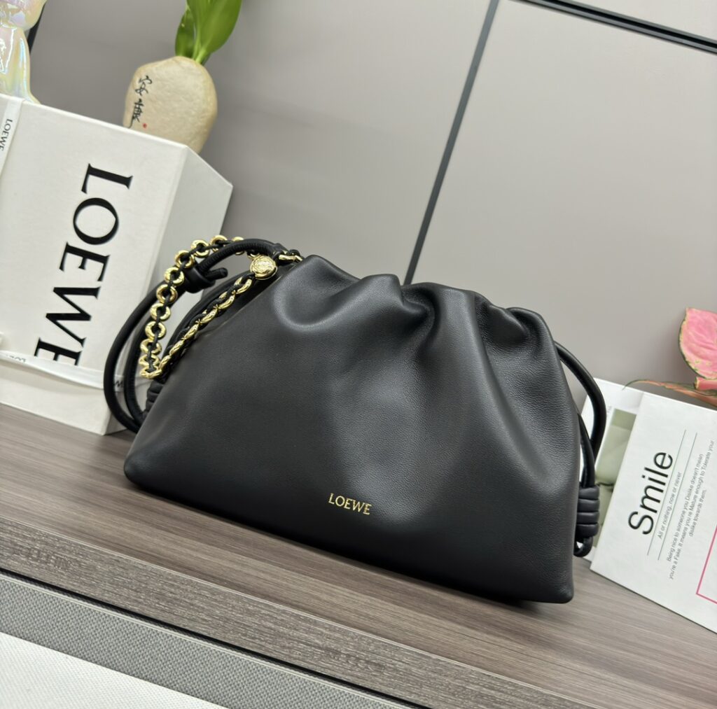 LOEWE-Flamenco Purse-Black