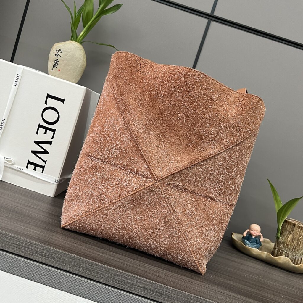 LOEWE- Puzzle Fold Tote-Brown