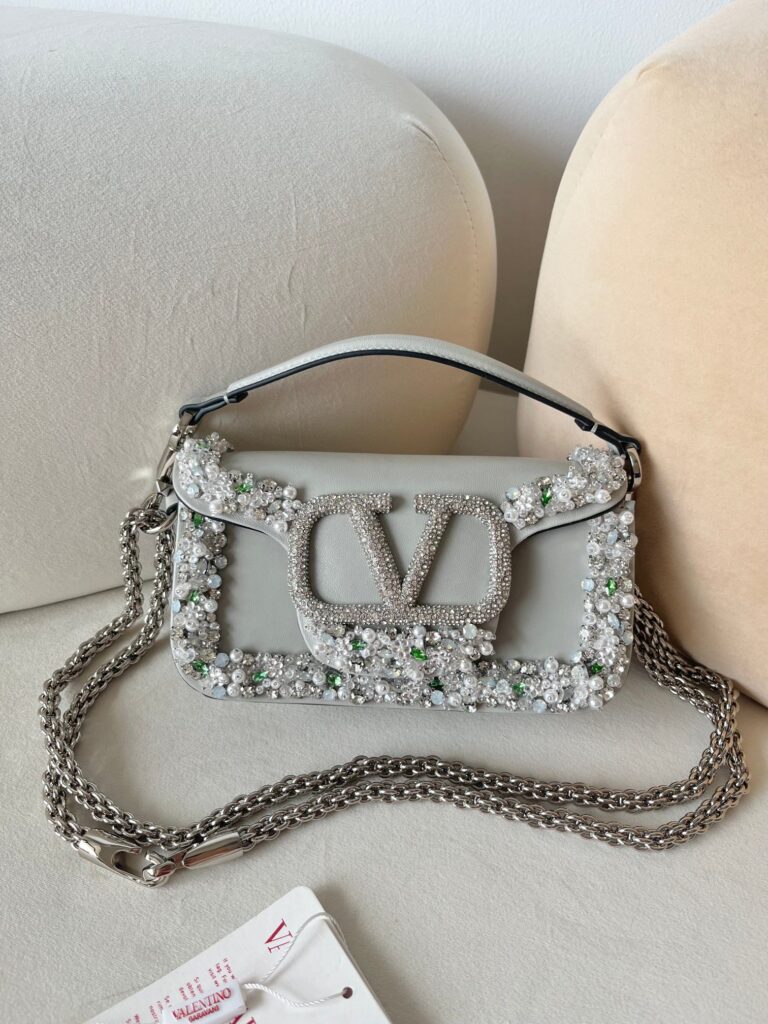 Valentino-Garavani Mini loco-silver