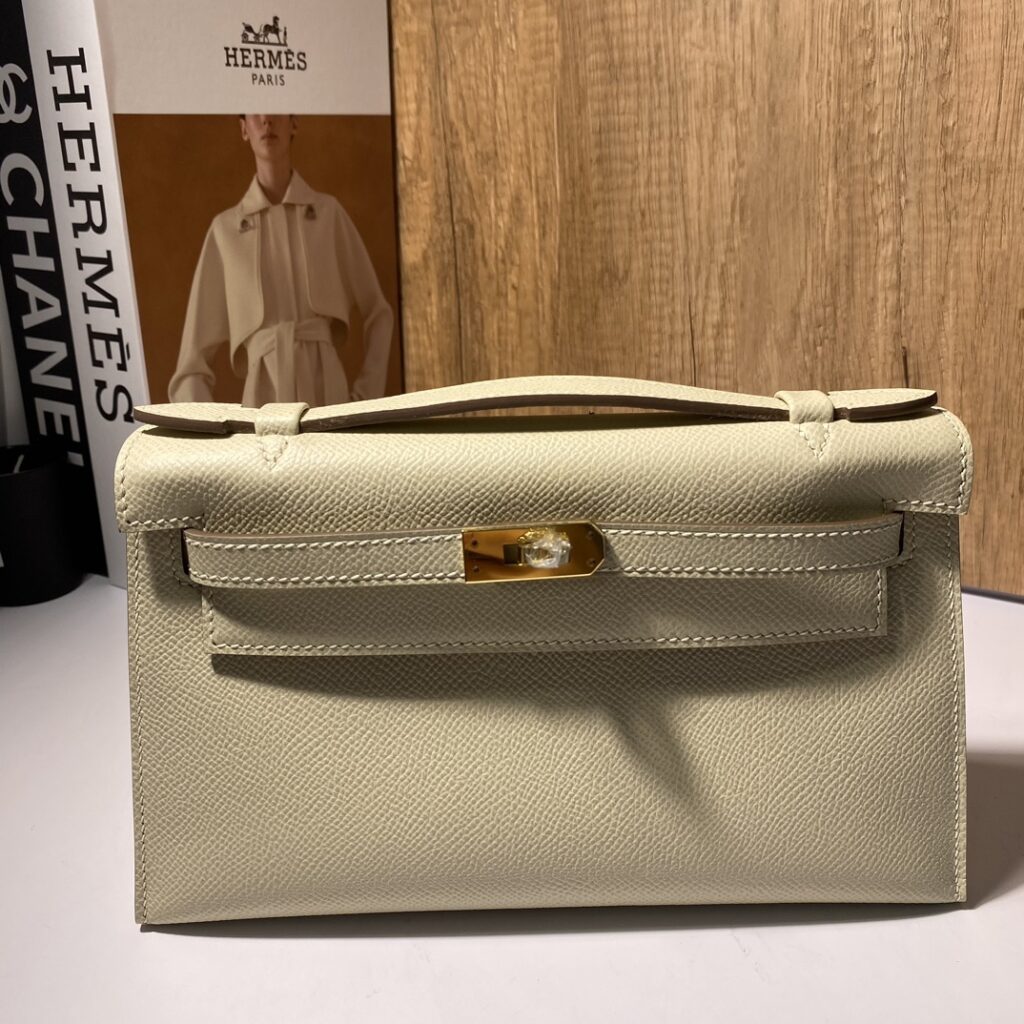 Hermès-Mini Kelly-Cream