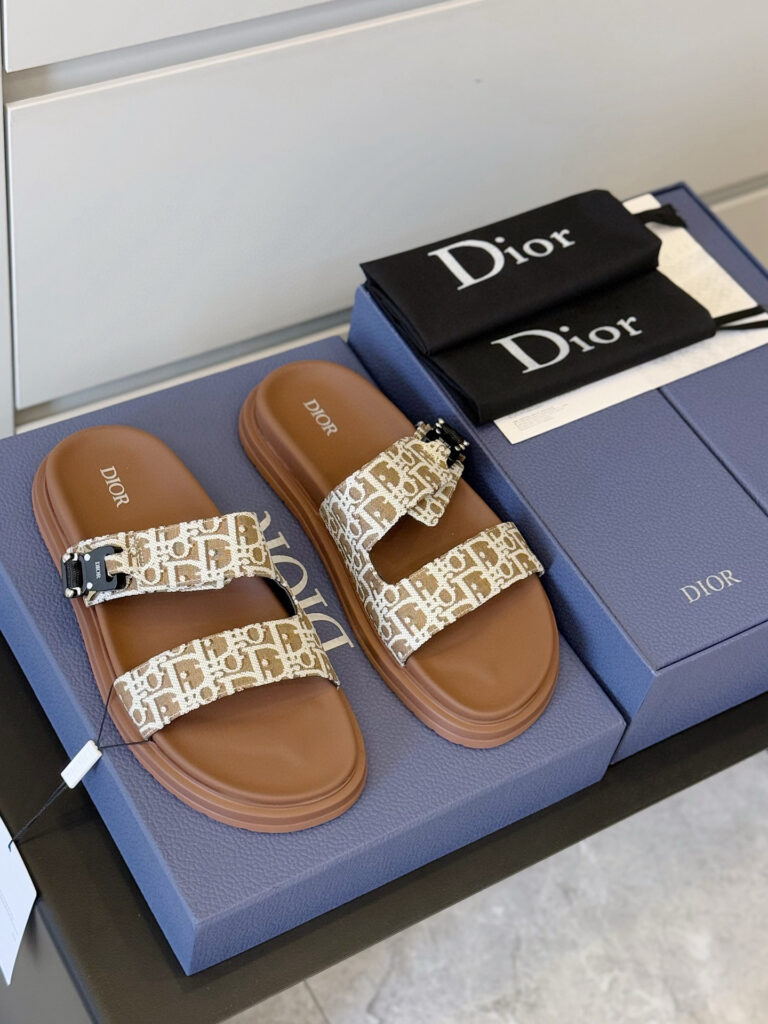 Dior-Sandals-Aqua-Brown-Man