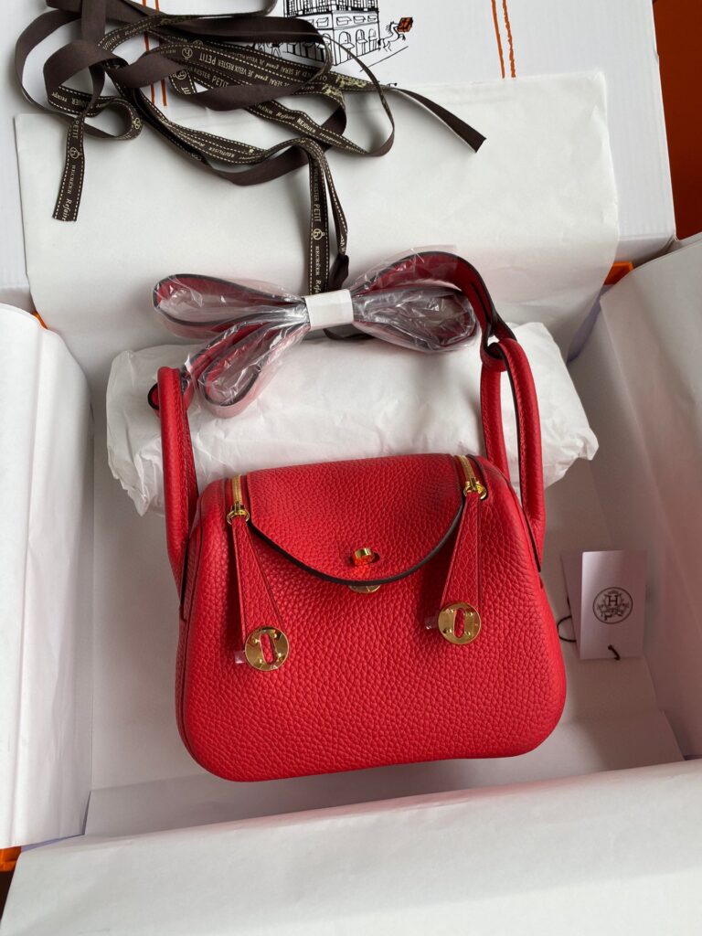 Hermès-Mini Lindy-Red