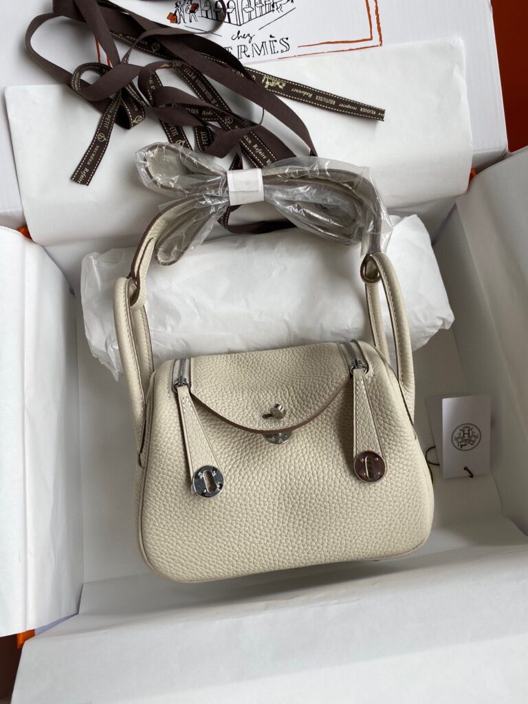Hermès-Mini Lindy-White