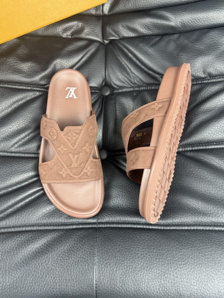 LV-Sandals-Mens-Brown