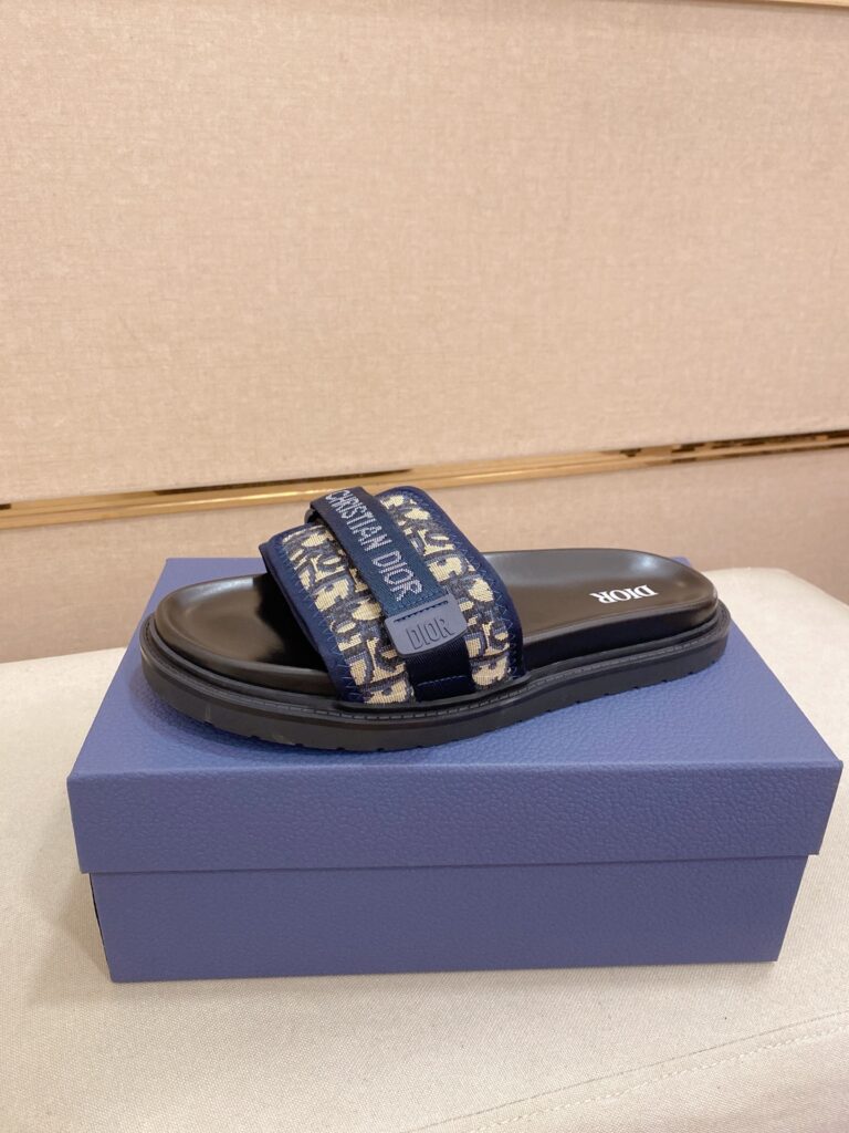 Dior-Sandals-Mens-Navy Blue