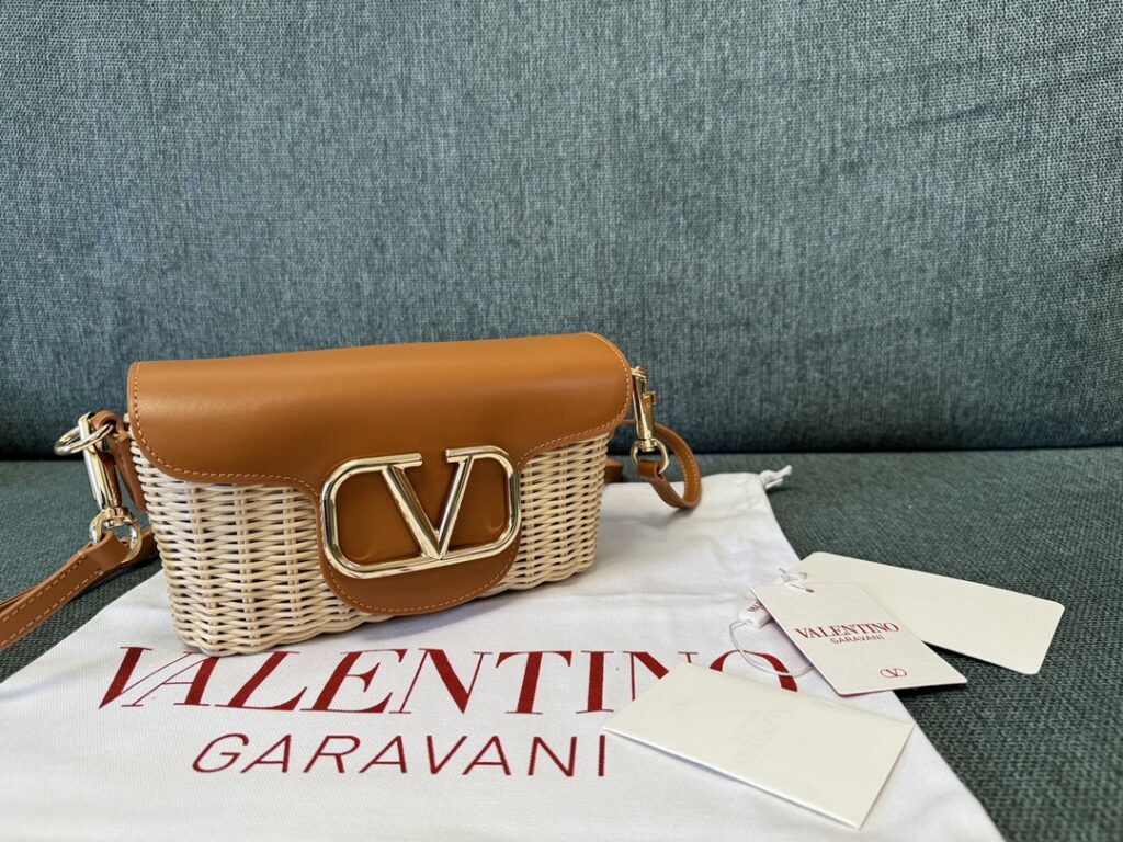 valentino-bamboo bag-brown