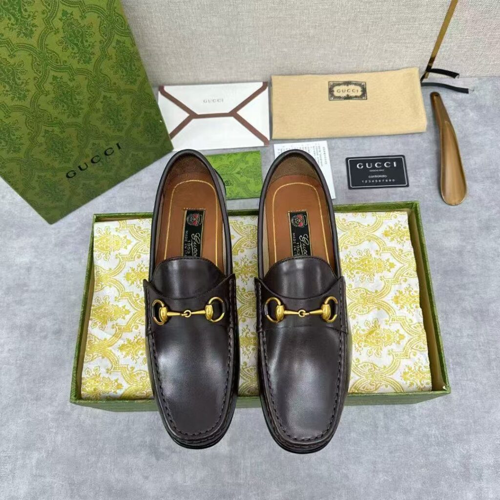 Gucci-Loafers-Mens-Brown