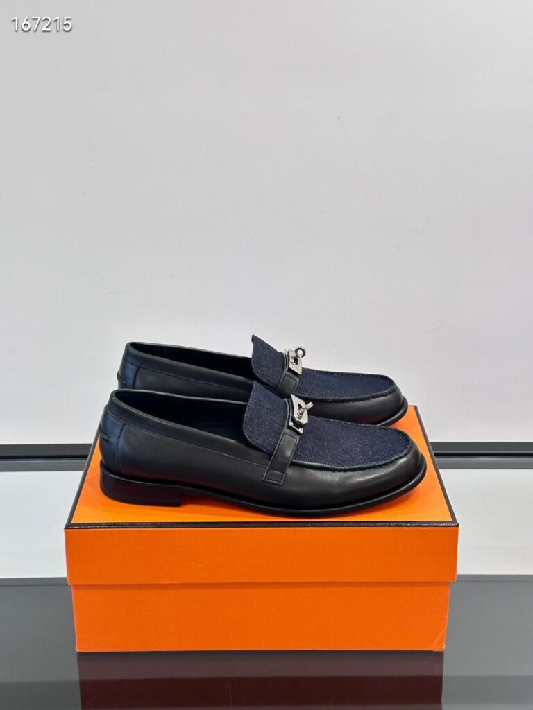 Hermes-Loafers-Men's-Black
