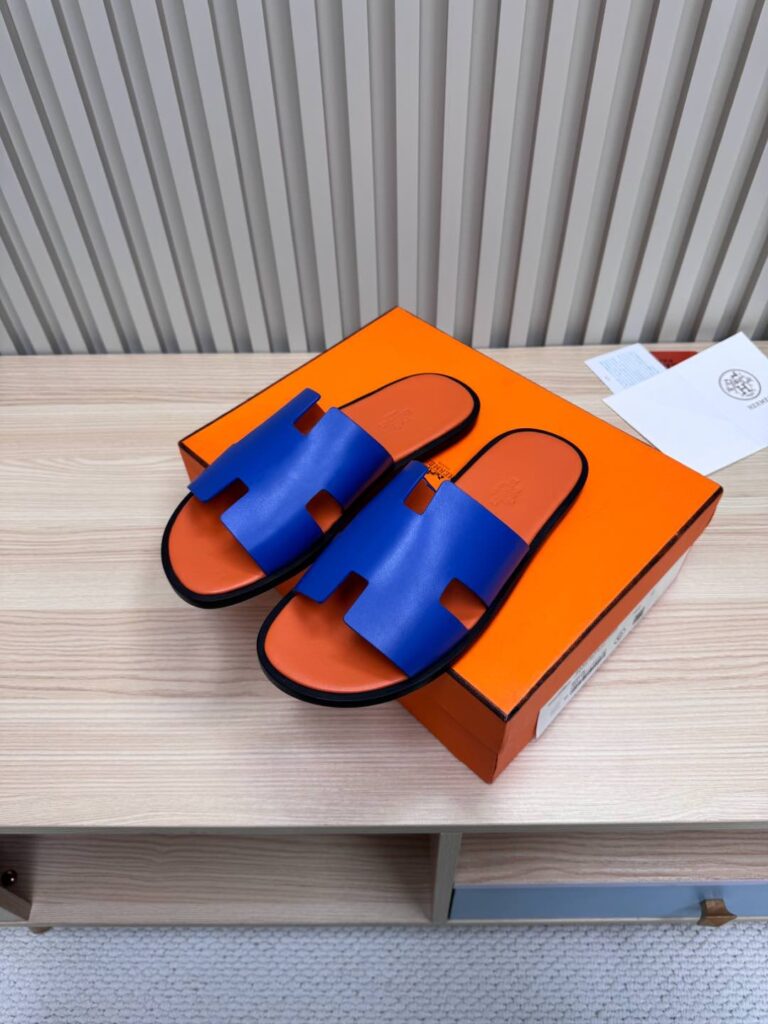 Hermès Man Flip Flops Blue