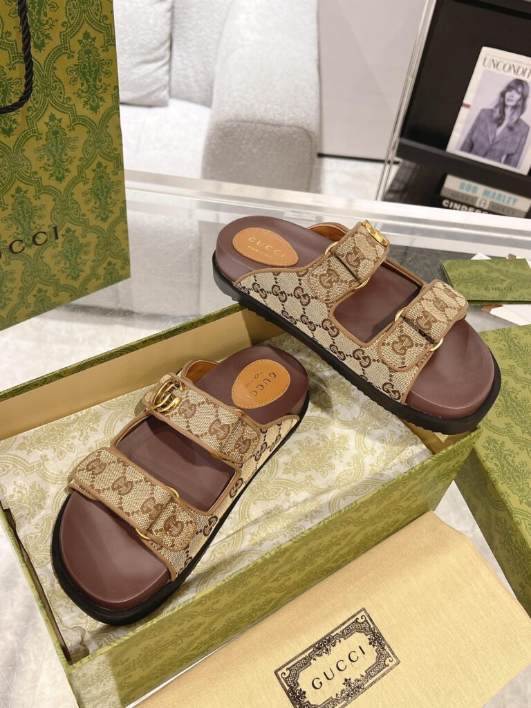 Gucci Woman Sandals Brown