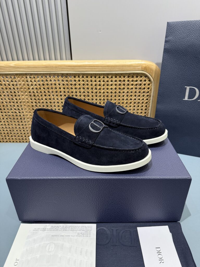 Dior-Loafers-Mens-Navy Blue