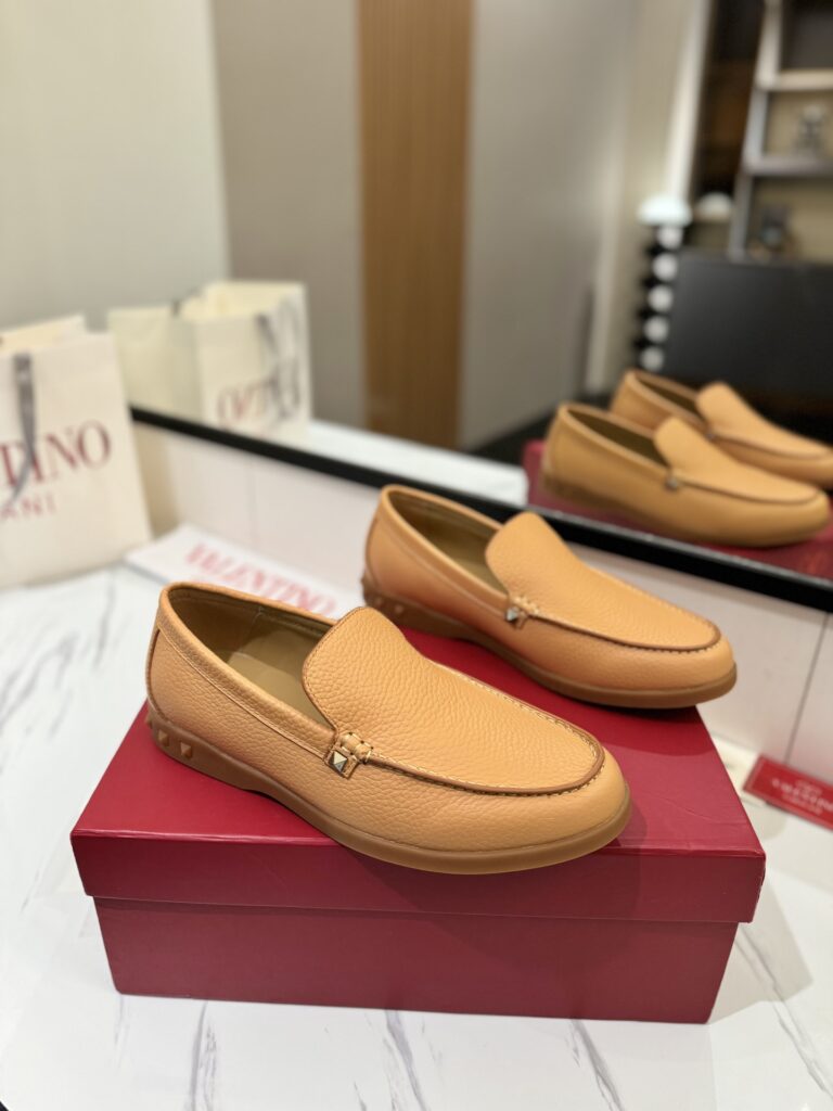 Valentino-Loafers-Men's-Brown