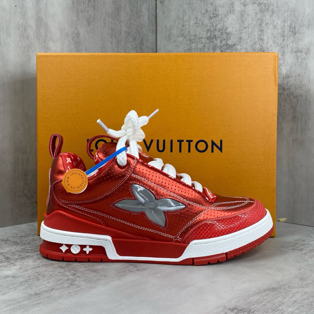 LV-Sneakers-Mens-Red