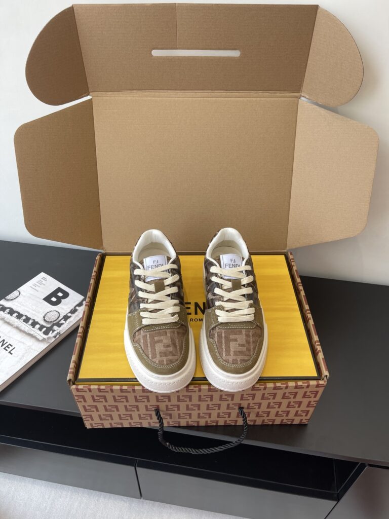 Fendi-Sneakers-Mens-Brown