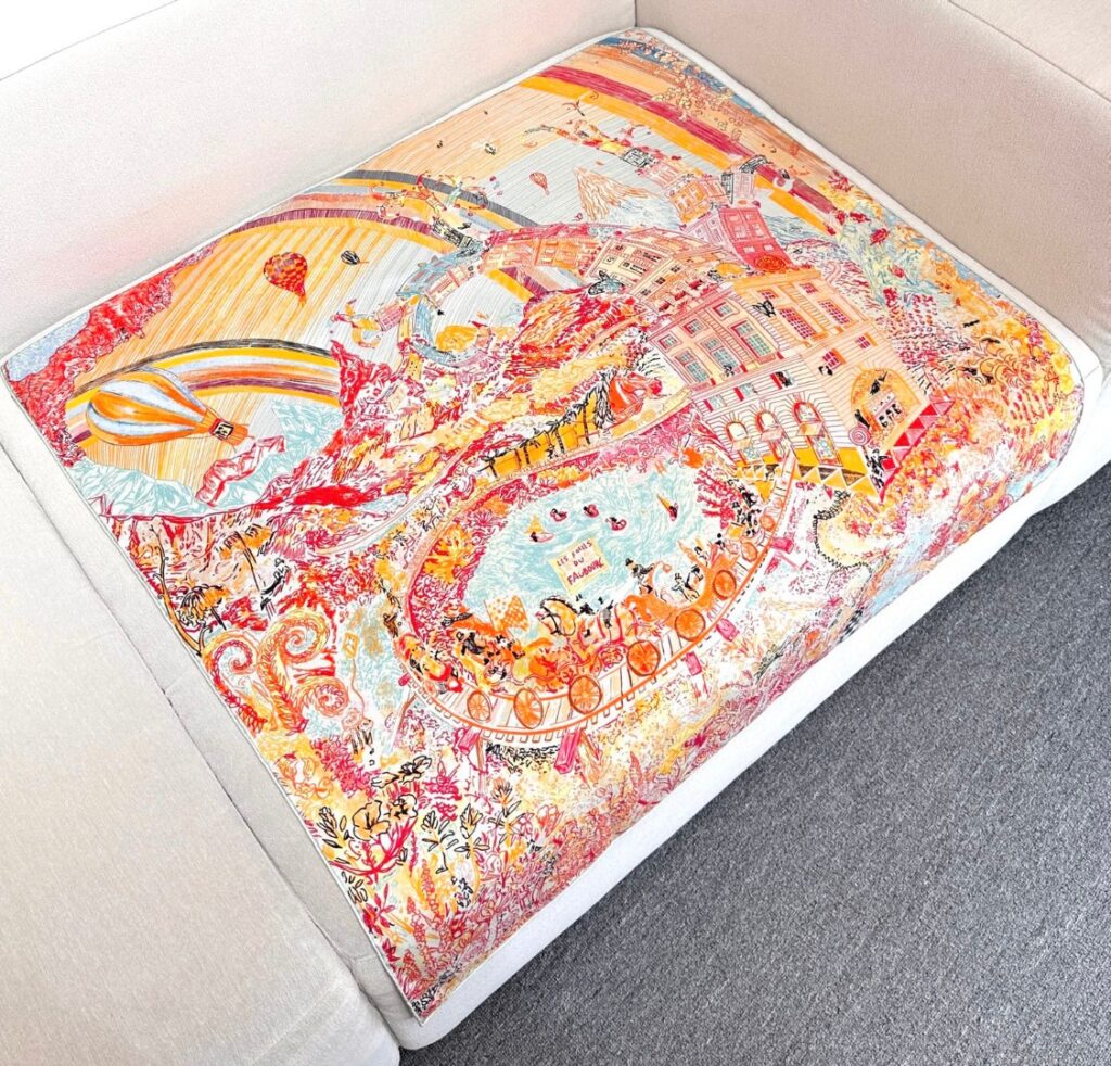 Hermès-silk scarf