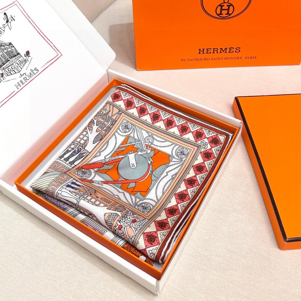 Hermès-silk scarf